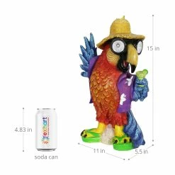Hot Sale π Wholesale π Exhart Solar Hand Painted Party Parrot Garden Statue, 15 Inch π βοΈ 19 Hot Sale π Wholesale π Exhart Solar Hand Painted Party Parrot Garden Statue, 15 Inch π βοΈ -Exhart Shop Exhart Solar Hand Painted Party Parrot Garden Statue2C 15 Inch 4