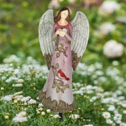 Outlet π€© Deals π Exhart Solar Hand Painted Resin Angel Stake With Heart And Cardinal, 5.5 By 18 Inches π€© π 23 Outlet π€© Deals π Exhart Solar Hand Painted Resin Angel Stake With Heart And Cardinal, 5.5 By 18 Inches π€© π -Exhart Shop Exhart Solar Hand Painted Resin Angel Stake with Heart and Cardinal2C 5.5 by 18 Inches 10