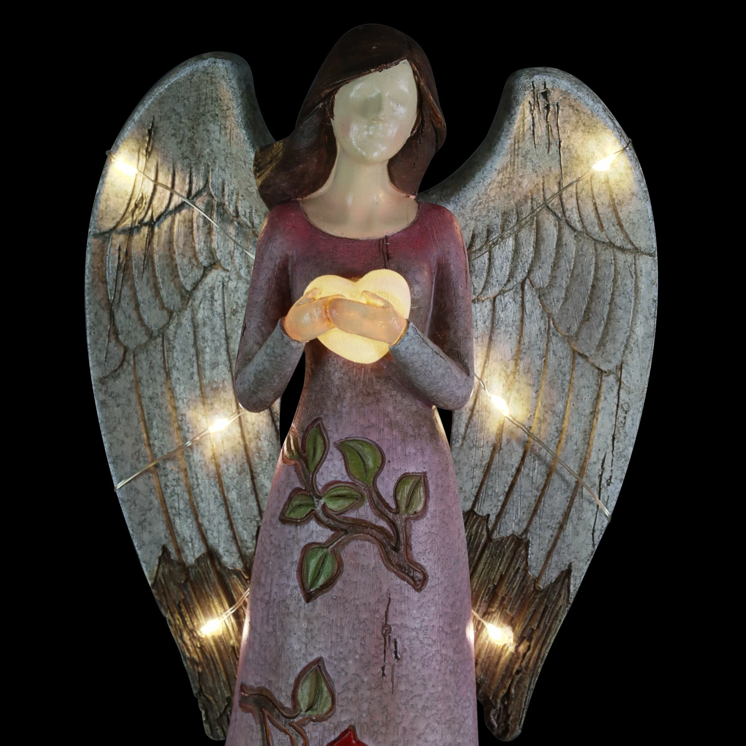 Outlet π€© Deals π Exhart Solar Hand Painted Resin Angel Stake With Heart And Cardinal, 5.5 By 18 Inches π€© π 10 Outlet π€© Deals π Exhart Solar Hand Painted Resin Angel Stake With Heart And Cardinal, 5.5 By 18 Inches π€© π - Image 8