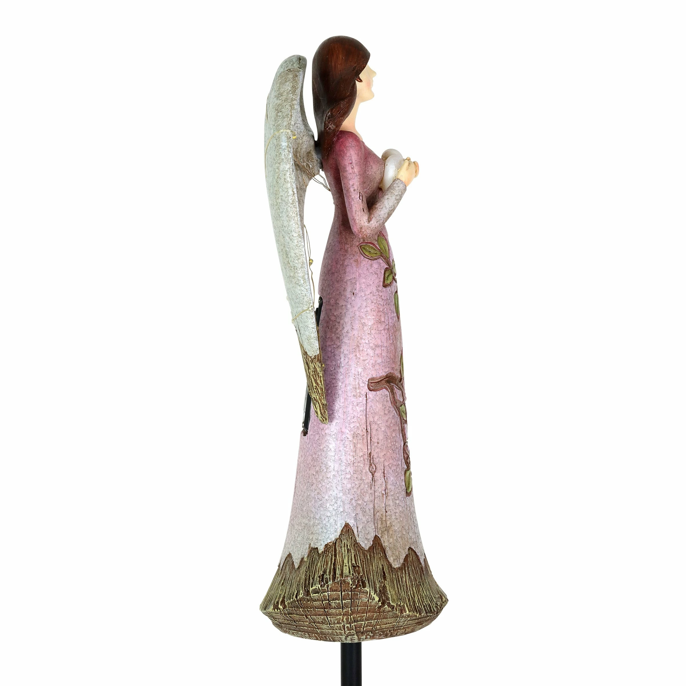 Outlet π€© Deals π Exhart Solar Hand Painted Resin Angel Stake With Heart And Cardinal, 5.5 By 18 Inches π€© π 11 Outlet π€© Deals π Exhart Solar Hand Painted Resin Angel Stake With Heart And Cardinal, 5.5 By 18 Inches π€© π - Image 9