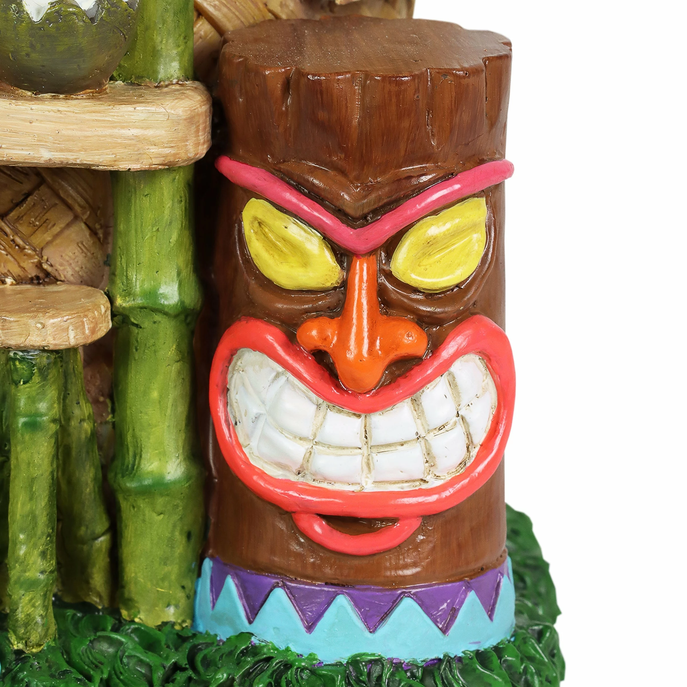 Flash Sale ๐ Discount ๐ Exhart Solar Hand Painted Tiki Bar Garden Statue, 8 By 11.5 Inches โค๏ธ ๐ - Image 6