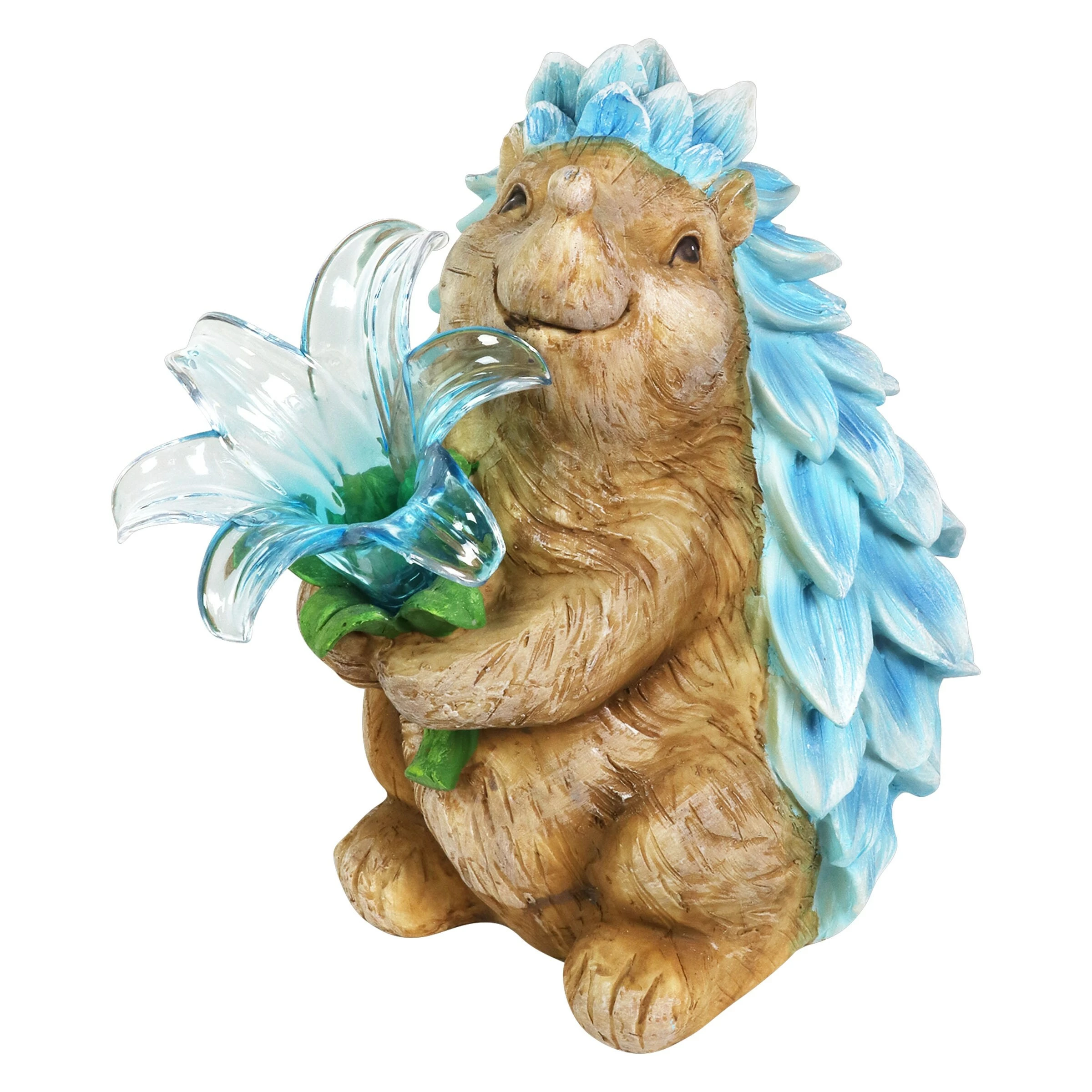 Outlet β€οΈ Outlet β¨ Exhart Solar Hedgehog With LED Flower Statue, 9 Inch π π₯ 8 Outlet β€οΈ Outlet β¨ Exhart Solar Hedgehog With LED Flower Statue, 9 Inch π π₯ - Image 6
