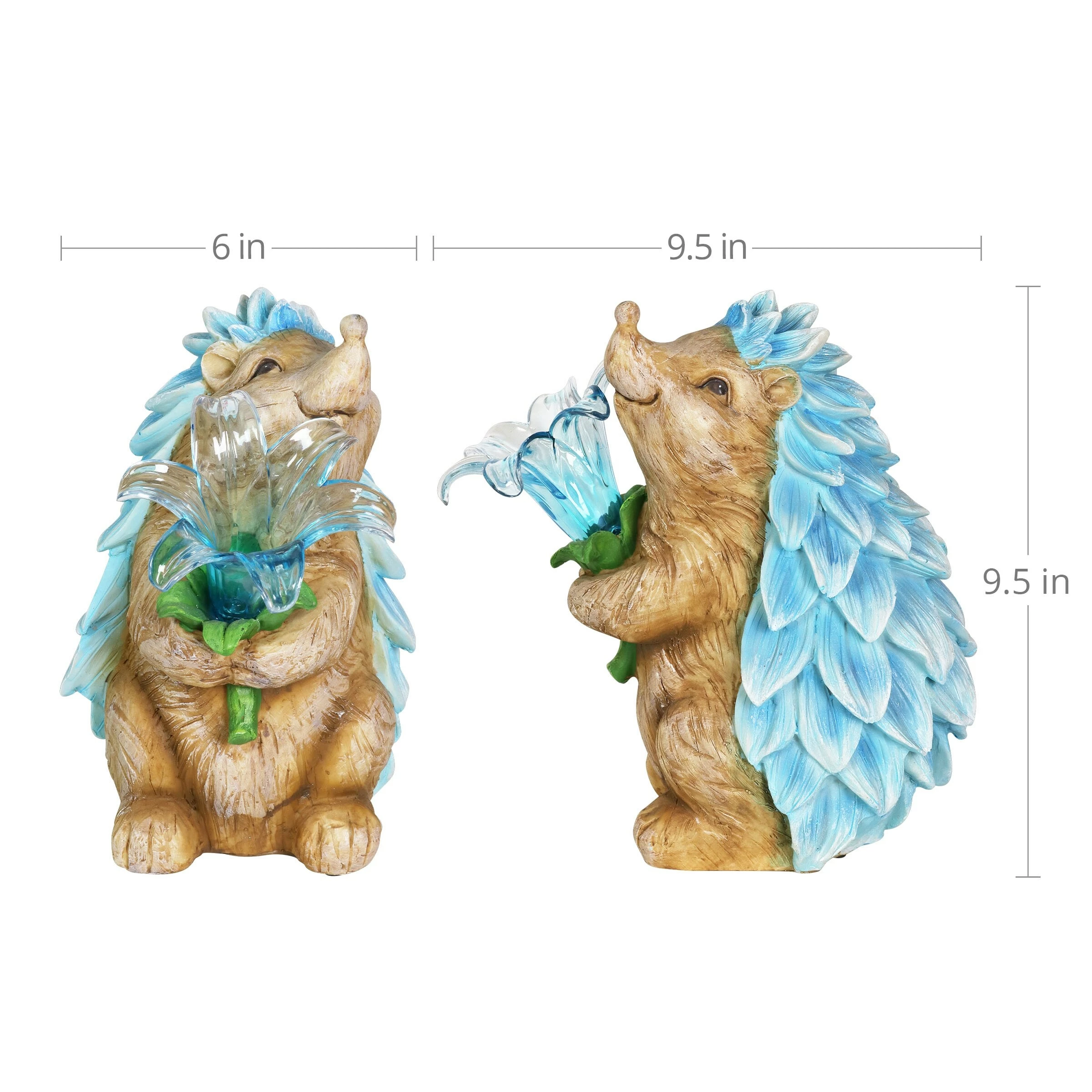 Outlet β€οΈ Outlet β¨ Exhart Solar Hedgehog With LED Flower Statue, 9 Inch π π₯ 10 Outlet β€οΈ Outlet β¨ Exhart Solar Hedgehog With LED Flower Statue, 9 Inch π π₯ - Image 8