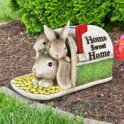 Cheapest 🔔 Hot Sale 😉 Exhart Solar Home Sweet Home Bunny Mail Box Statuary, 8 By 12 Inch 👍 💯 -Exhart Shop Exhart Solar Home Sweet Home Bunny Mail Box Statuary2C 8 by 12 Inch 2