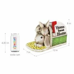Cheapest 🔔 Hot Sale 😉 Exhart Solar Home Sweet Home Bunny Mail Box Statuary, 8 By 12 Inch 👍 💯 -Exhart Shop Exhart Solar Home Sweet Home Bunny Mail Box Statuary2C 8 by 12 Inch 3