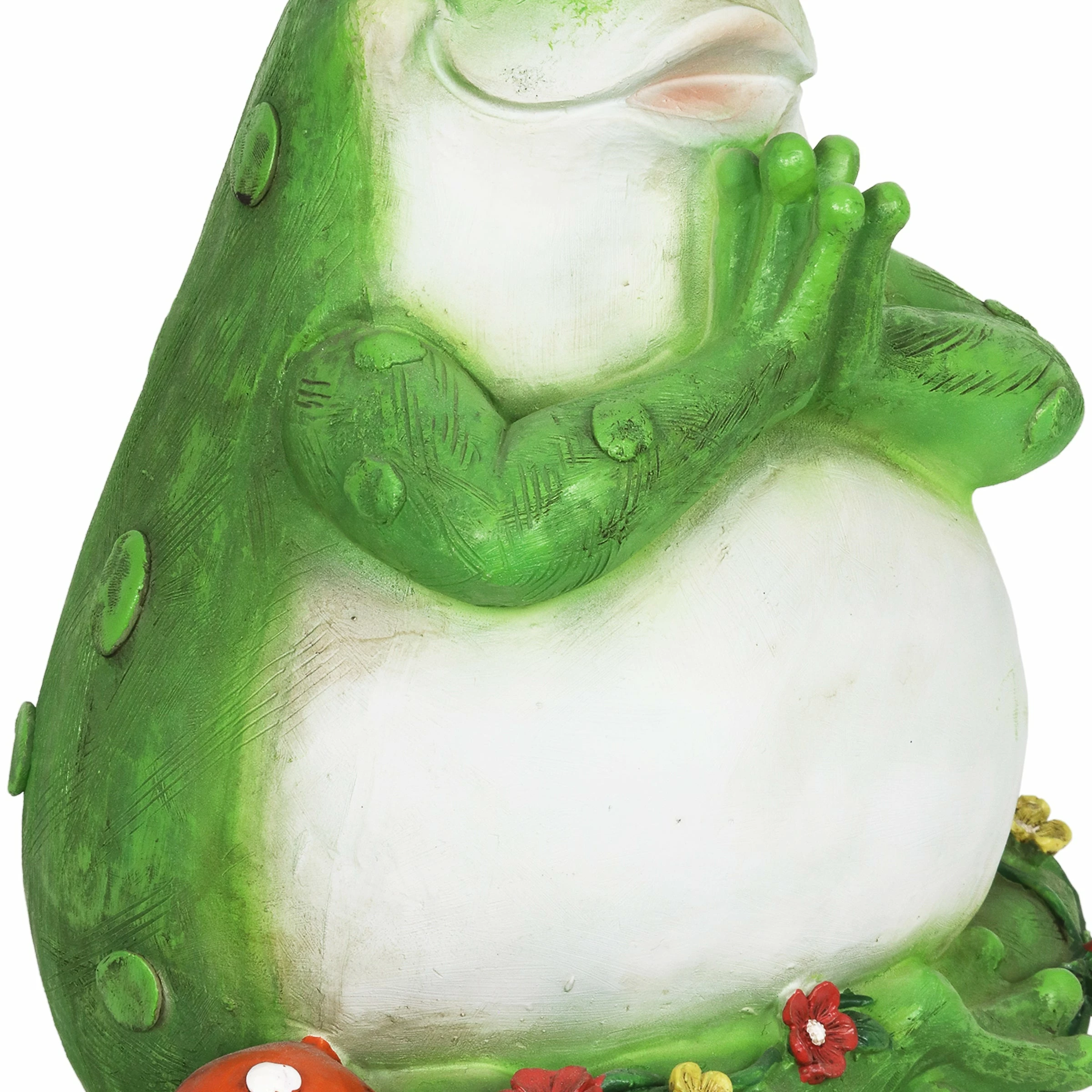 Brand new π€© Cheap π Exhart Solar Meditating Frog In Lotus Position Garden Statue, 10 Inch π€© π - Image 13