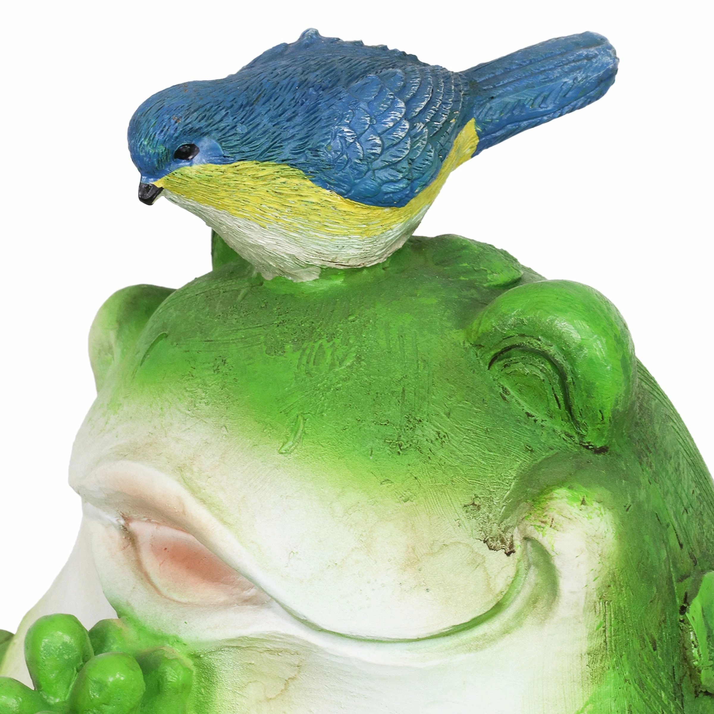 Brand new π€© Cheap π Exhart Solar Meditating Frog In Lotus Position Garden Statue, 10 Inch π€© π - Image 4