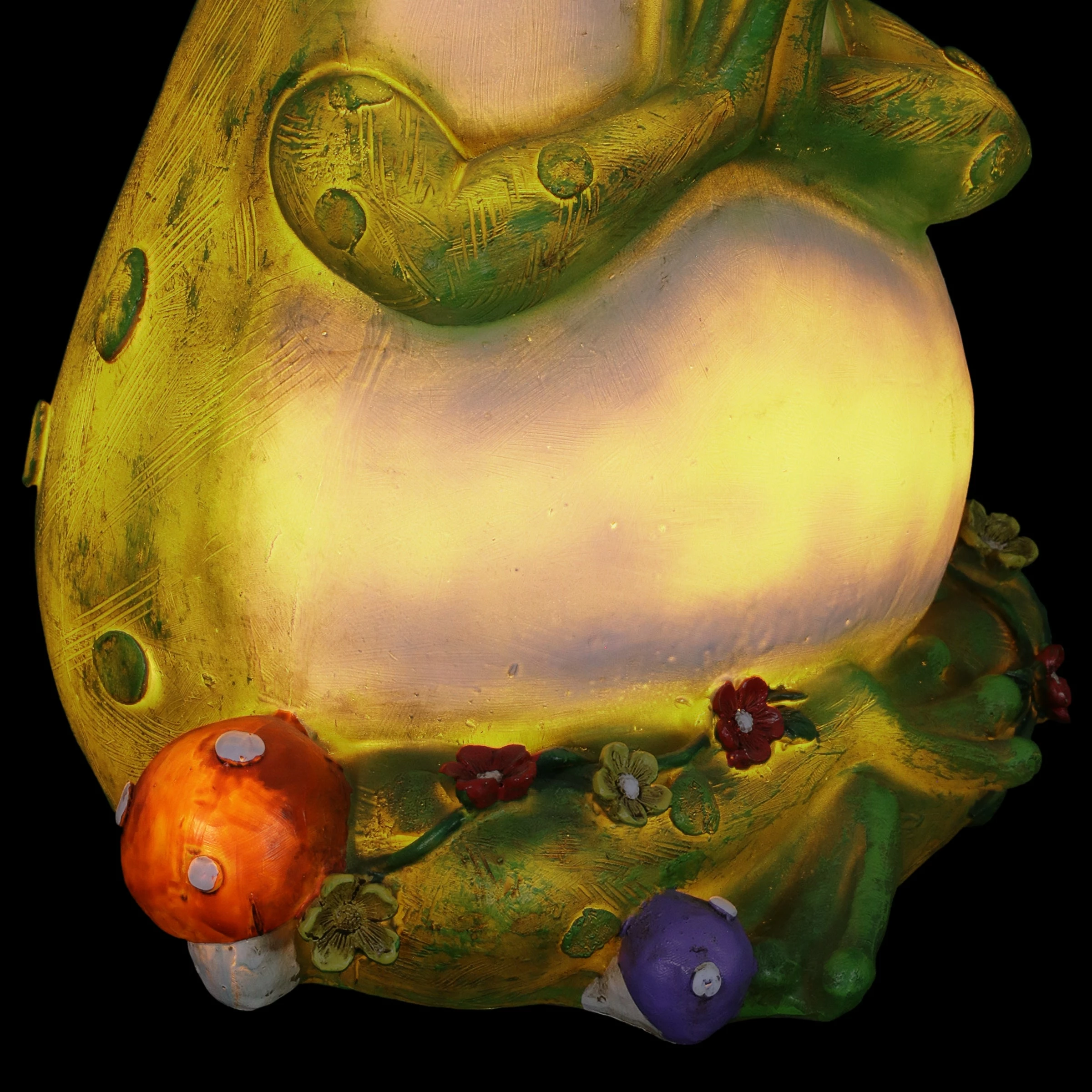 Brand new π€© Cheap π Exhart Solar Meditating Frog In Lotus Position Garden Statue, 10 Inch π€© π - Image 10