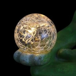 Flash Sale 🧨 New ✔️ Exhart Solar Meditating Yoga Frog Holding Two Crackle Glass Balls Garden Statue, 6 By 9 Inches 🥰 🔔 -Exhart Shop Exhart Solar Meditating Yoga Frog Holding Two Crackle Glass Balls Garden Statue2C 6 by 9 Inches 7