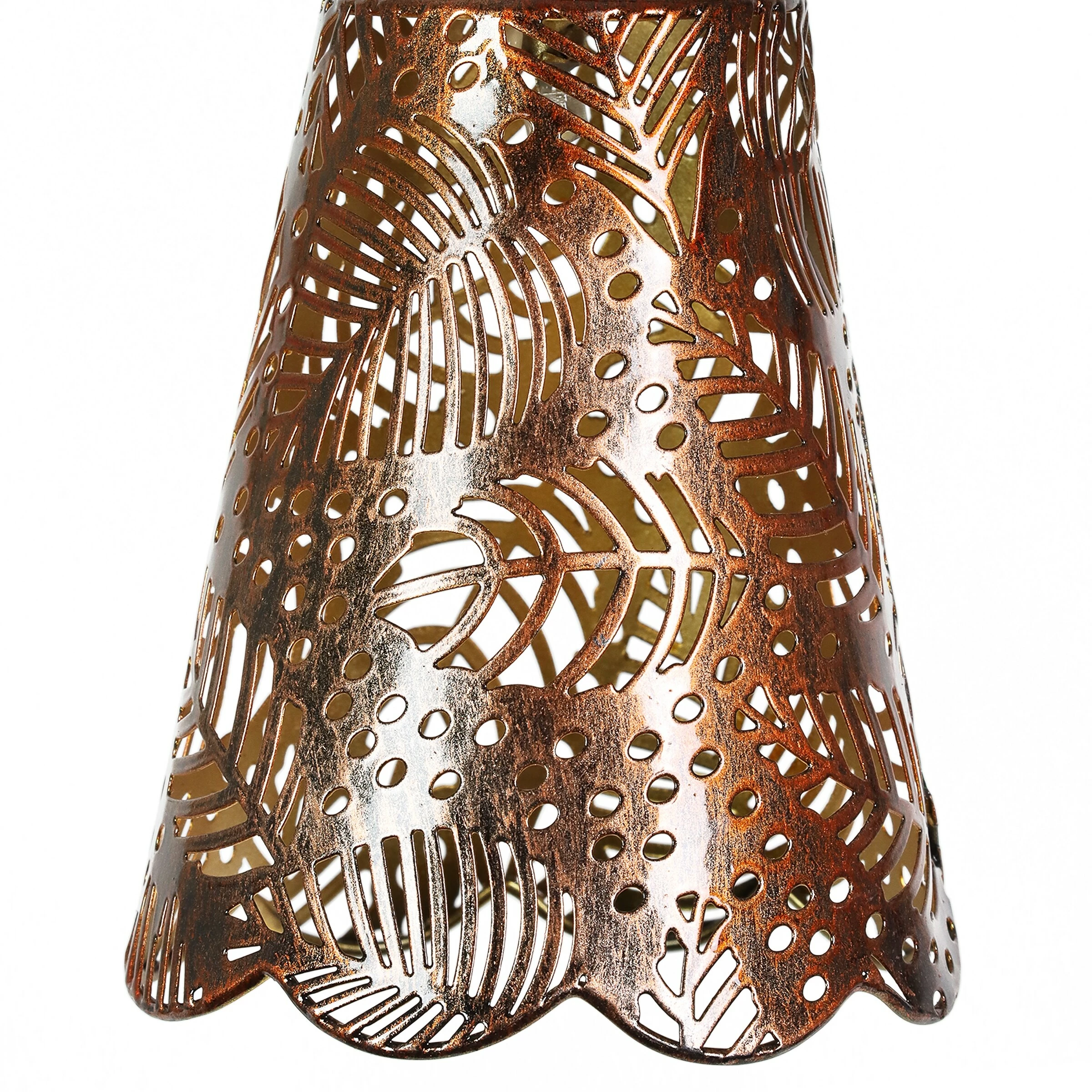 Cheapest π₯ Deals β Exhart Solar Metal Filigree Shade Garden Stake In Bronze With Leaf Pattern, 7 By 35 Inches Tall π π― 7 Cheapest π₯ Deals β Exhart Solar Metal Filigree Shade Garden Stake In Bronze With Leaf Pattern, 7 By 35 Inches Tall π π― - Image 5