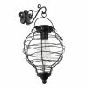 Best deal 🎉 Top 10 👏 Exhart Solar Metal Wire Hanging Lantern With 10 Warm White LEDs, 14 Inches 🔔 🎉