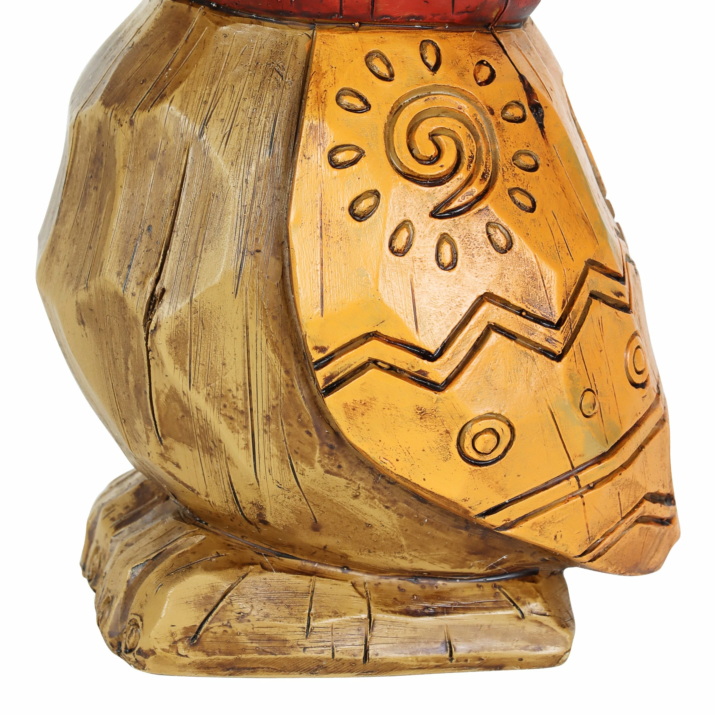 Deals π Best deal π Exhart Solar Orange Tiki Toucan Garden Statue With LED Eyes, 10 By 10 Inches π π - Image 6