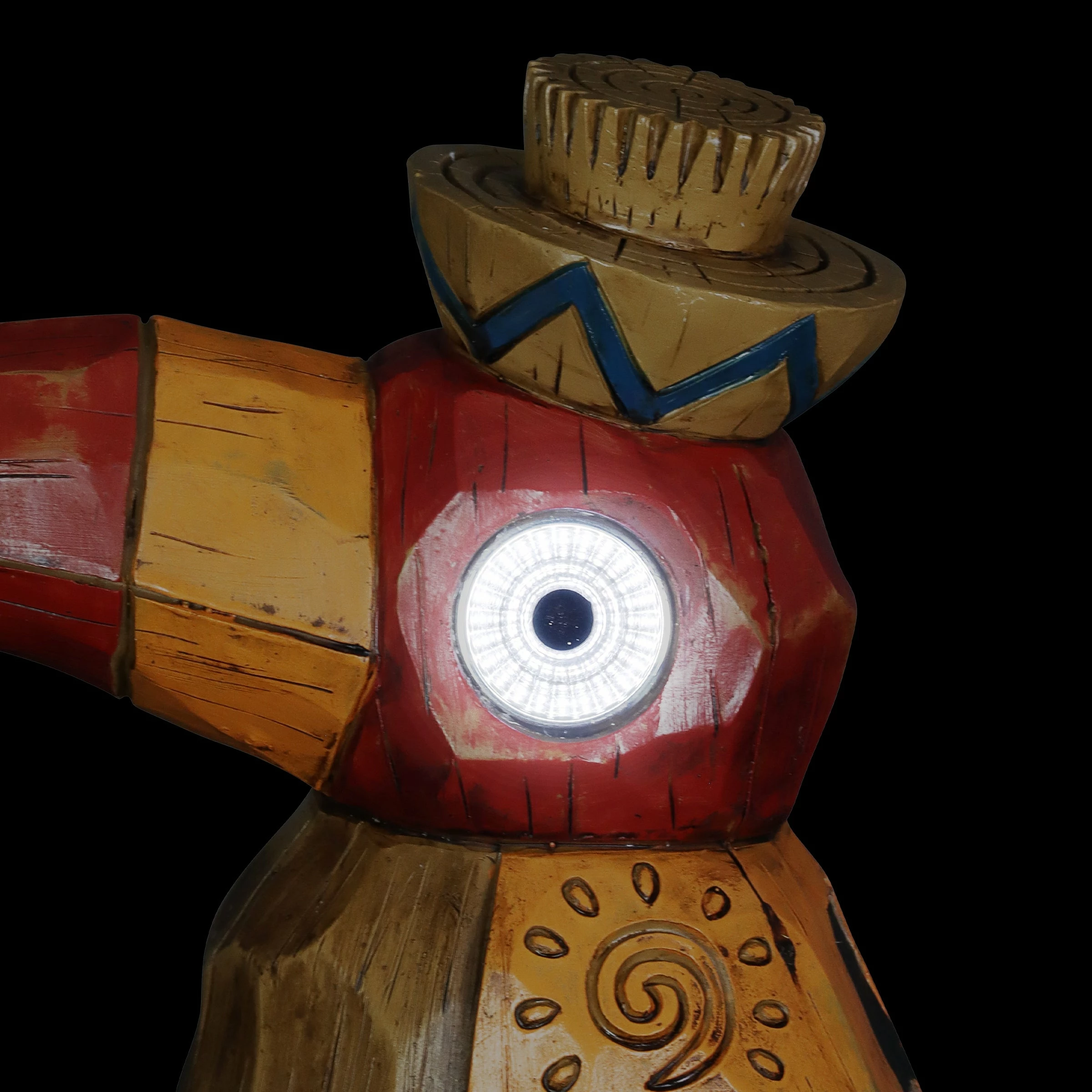 Deals π Best deal π Exhart Solar Orange Tiki Toucan Garden Statue With LED Eyes, 10 By 10 Inches π π - Image 8