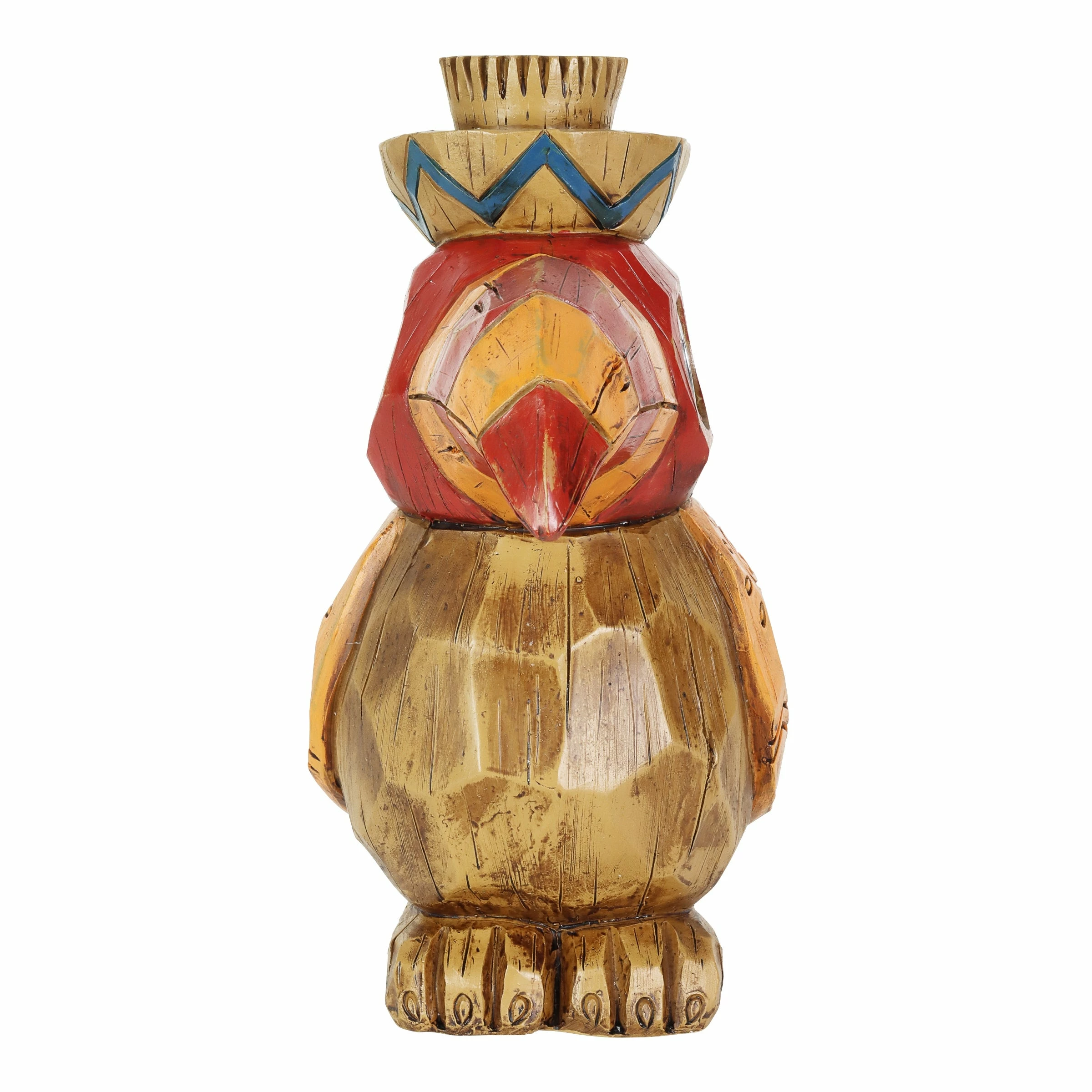 Deals π Best deal π Exhart Solar Orange Tiki Toucan Garden Statue With LED Eyes, 10 By 10 Inches π π - Image 9