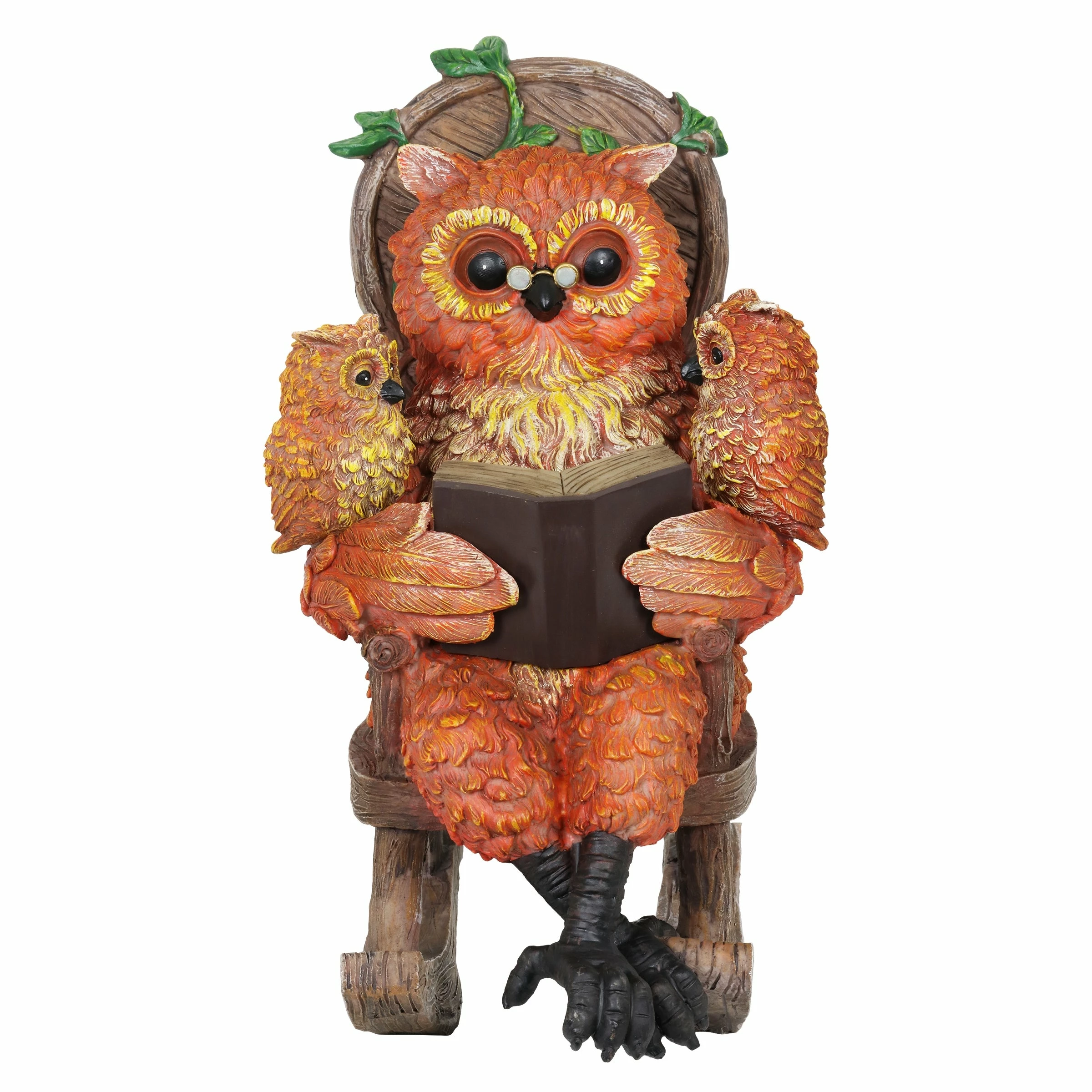 Deals π Discount π Exhart Solar Owl Reading A Story In A Rocking Chair, 12 Inch π π - Image 7