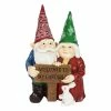 Budget 😀 Best Sale ✔️ Exhart Solar Pastel Garden Gnome Couple With LED Welcome Sign Statuary, 15 By 23 Inches 😍 🧨