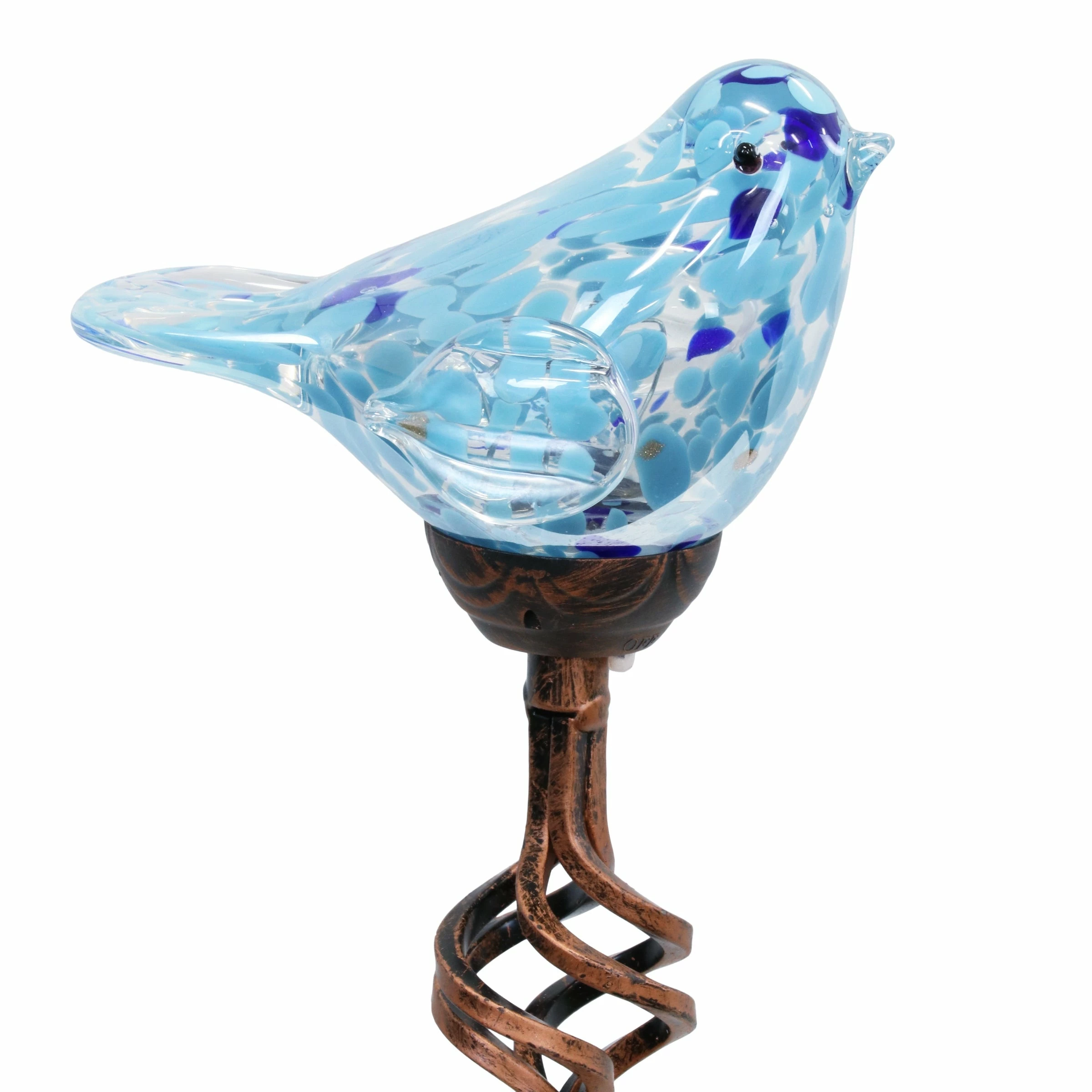 Brand new π Deals π Exhart Solar Pearlized Hand Blown Glass Bird Garden Stake, 6 By 31 Inches Multi 𧨠π - Image 10