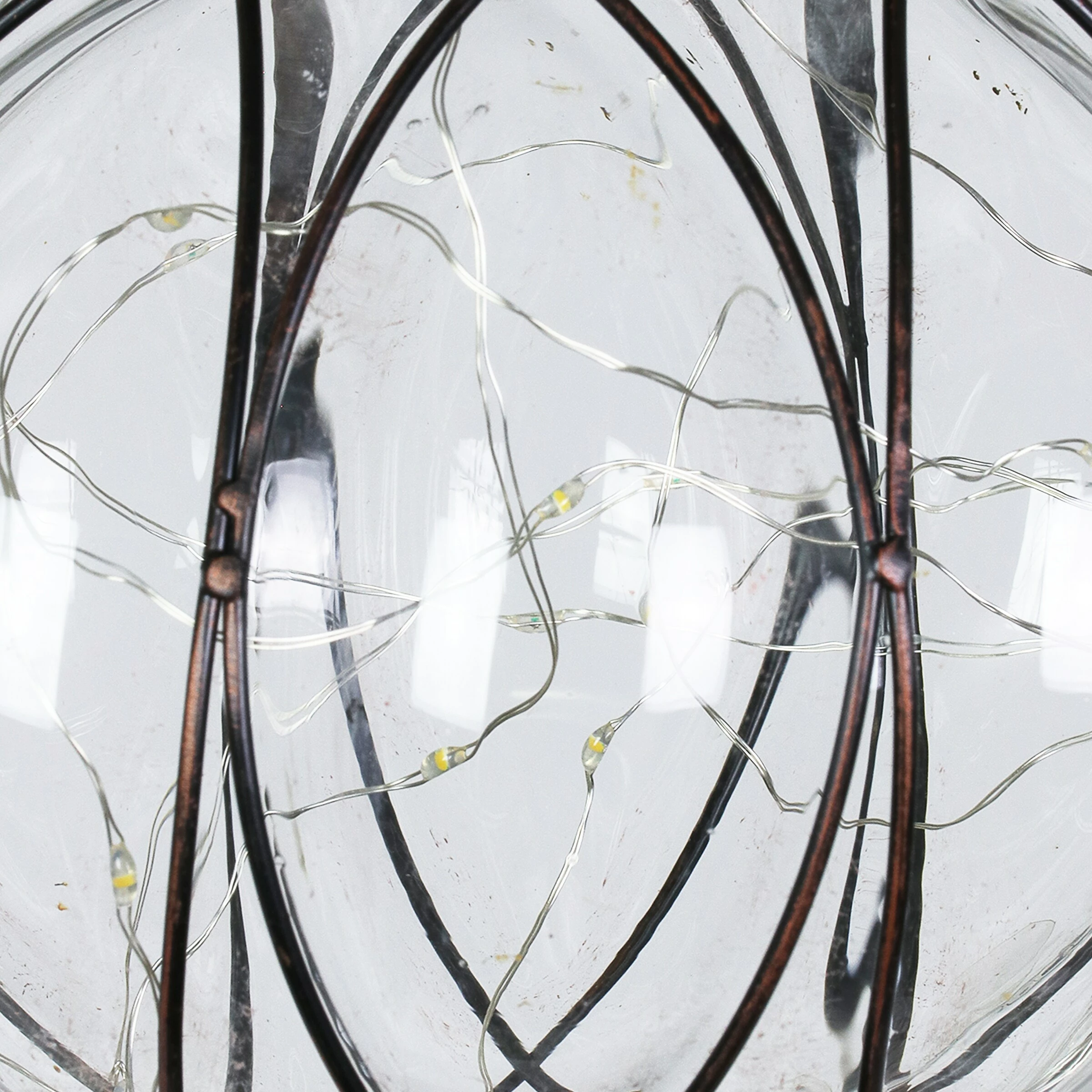 Best Pirce π Buy β Exhart Solar Pineapple Light In Bronze With 12 LED Firefly String Lights, Dual Use As Garden Stake Or Table Top Lantern β¨ π - Image 5