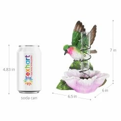 Discount π₯° Outlet π Exhart Solar Rain Gauge On Flower With Hummingbird Garden Statuary, 7 Inch Red β€οΈ π 30 Discount π₯° Outlet π Exhart Solar Rain Gauge On Flower With Hummingbird Garden Statuary, 7 Inch Red β€οΈ π -Exhart Shop Exhart Solar Rain Gauge on Flower with Hummingbird Garden Statuary2C 7 Inch 13