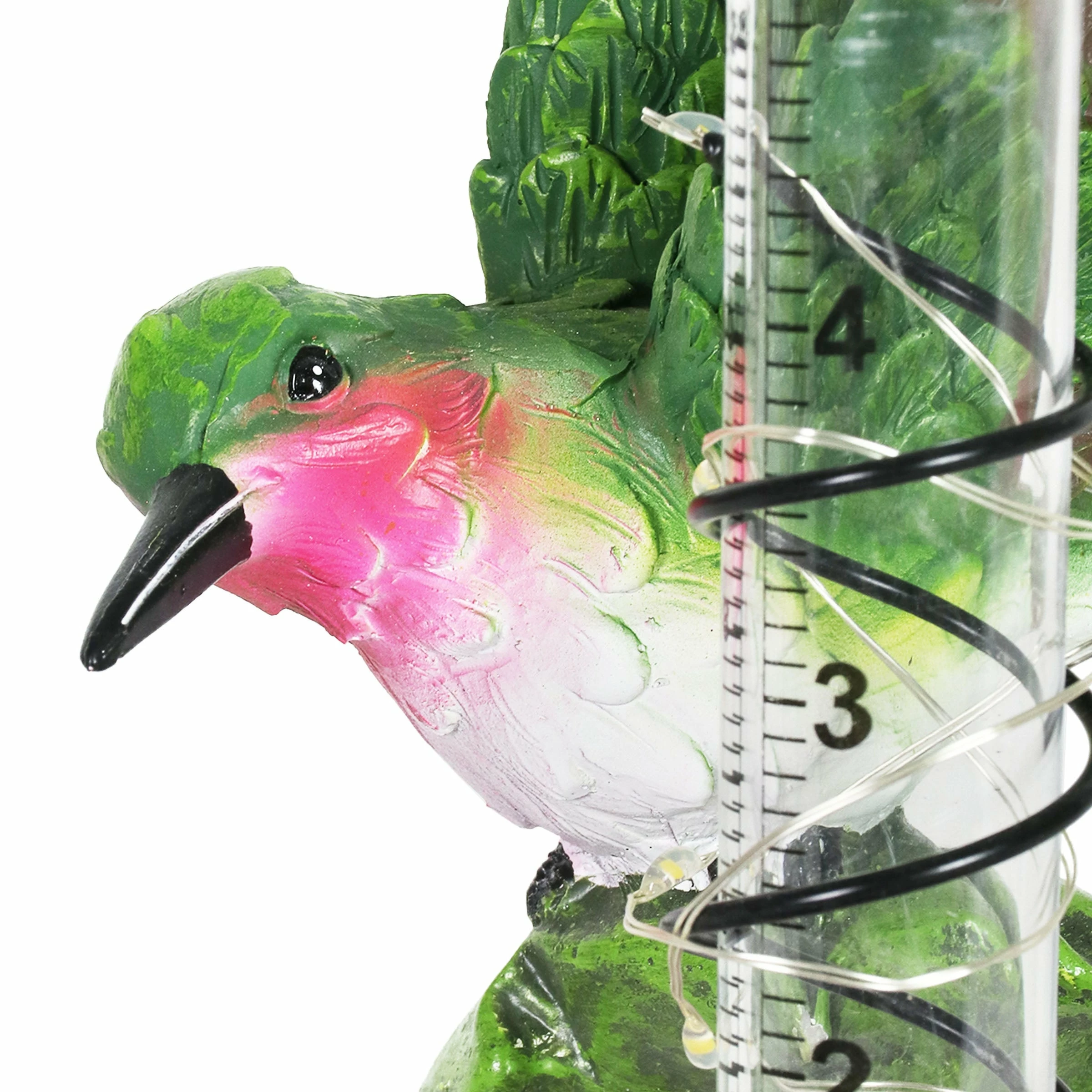 Discount π₯° Outlet π Exhart Solar Rain Gauge On Flower With Hummingbird Garden Statuary, 7 Inch Red β€οΈ π 17 Discount π₯° Outlet π Exhart Solar Rain Gauge On Flower With Hummingbird Garden Statuary, 7 Inch Red β€οΈ π - Image 15
