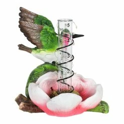 Discount π₯° Outlet π Exhart Solar Rain Gauge On Flower With Hummingbird Garden Statuary, 7 Inch Red β€οΈ π 24 Discount π₯° Outlet π Exhart Solar Rain Gauge On Flower With Hummingbird Garden Statuary, 7 Inch Red β€οΈ π -Exhart Shop Exhart Solar Rain Gauge on Flower with Hummingbird Garden Statuary2C 7 Inch 7