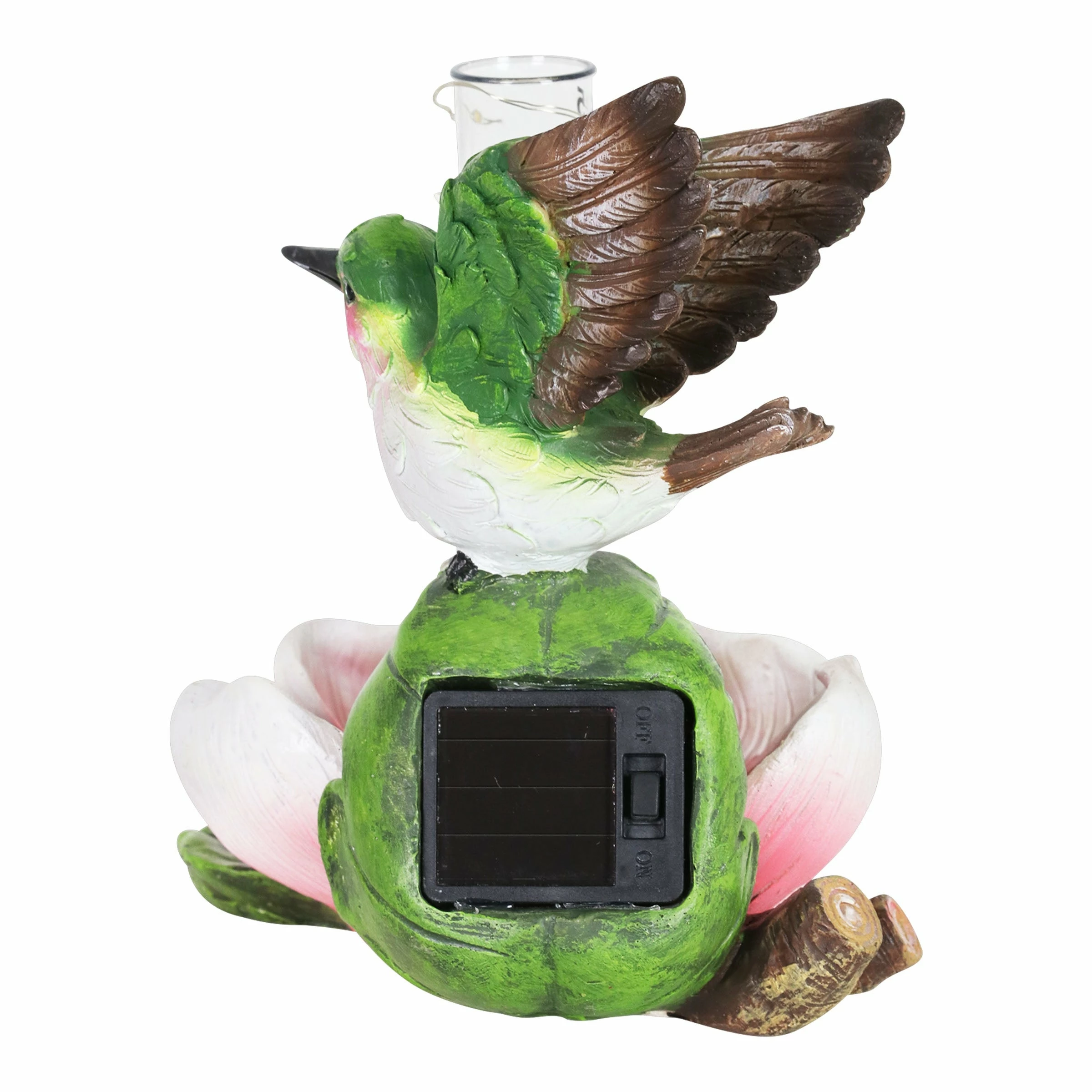 Discount π₯° Outlet π Exhart Solar Rain Gauge On Flower With Hummingbird Garden Statuary, 7 Inch Red β€οΈ π 12 Discount π₯° Outlet π Exhart Solar Rain Gauge On Flower With Hummingbird Garden Statuary, 7 Inch Red β€οΈ π - Image 10