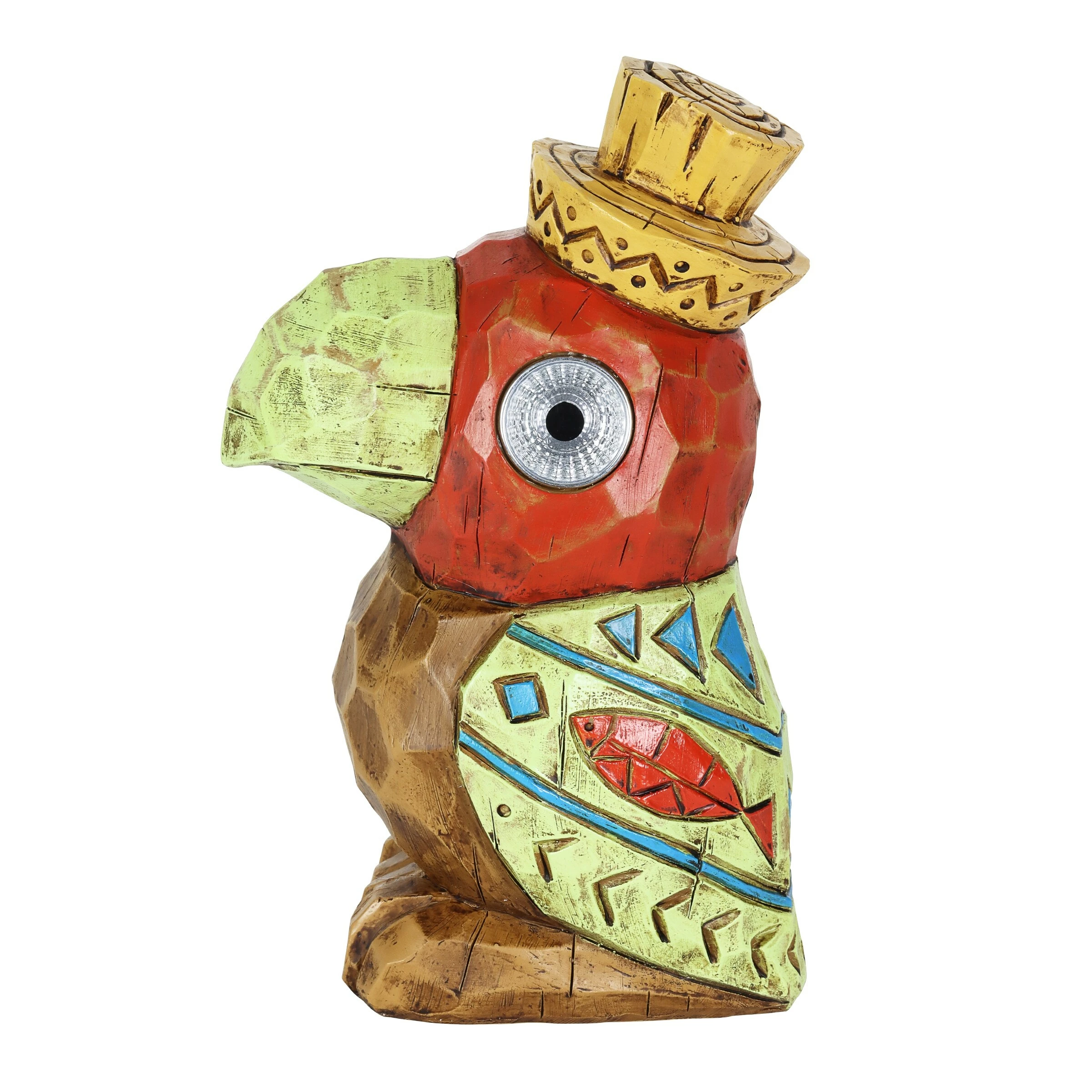 Deals π Brand new π₯ Exhart Solar Red Tiki Parrot Garden Statue With LED Eyes, 6.5 By 10 Inches π π - Image 7