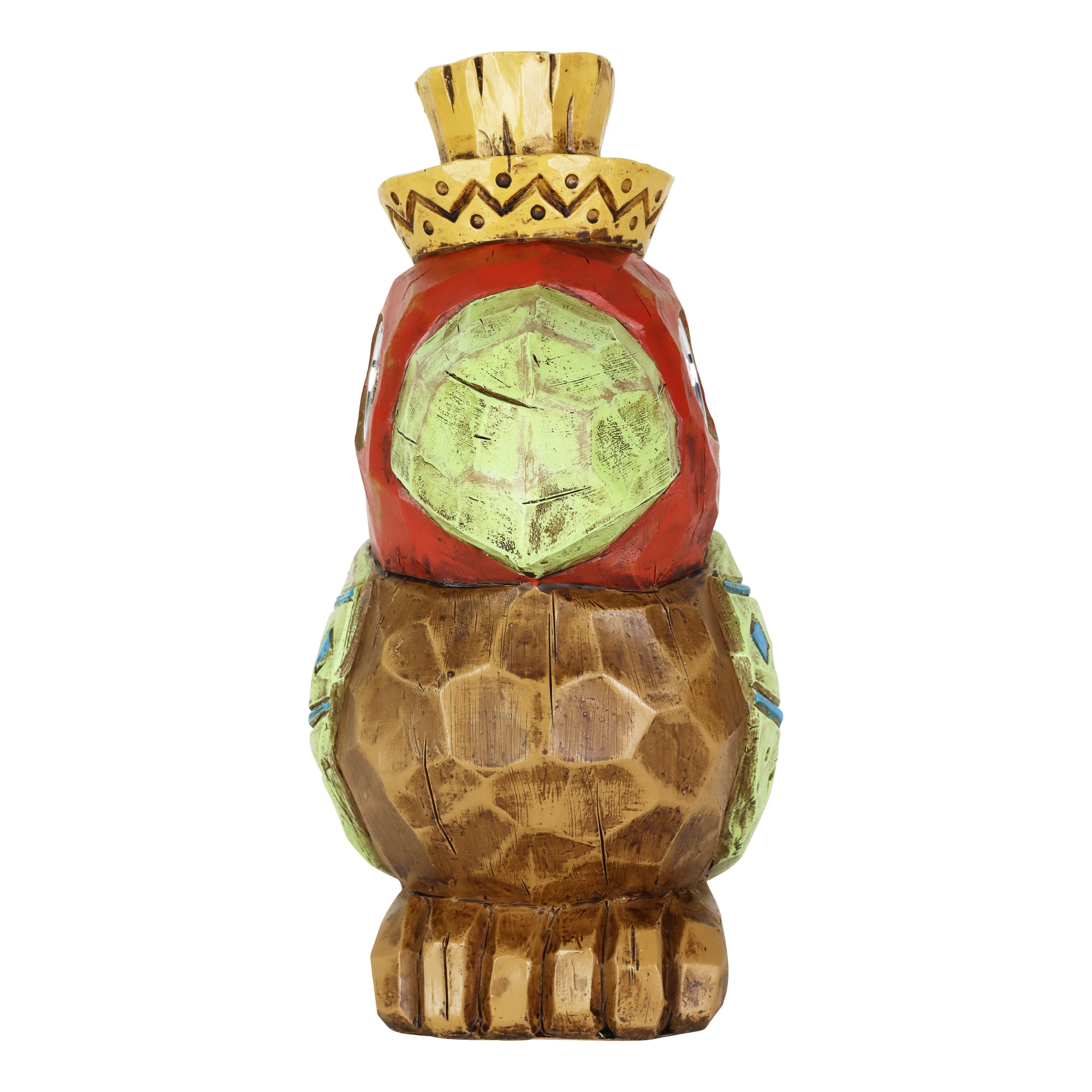 Deals π Brand new π₯ Exhart Solar Red Tiki Parrot Garden Statue With LED Eyes, 6.5 By 10 Inches π π - Image 9