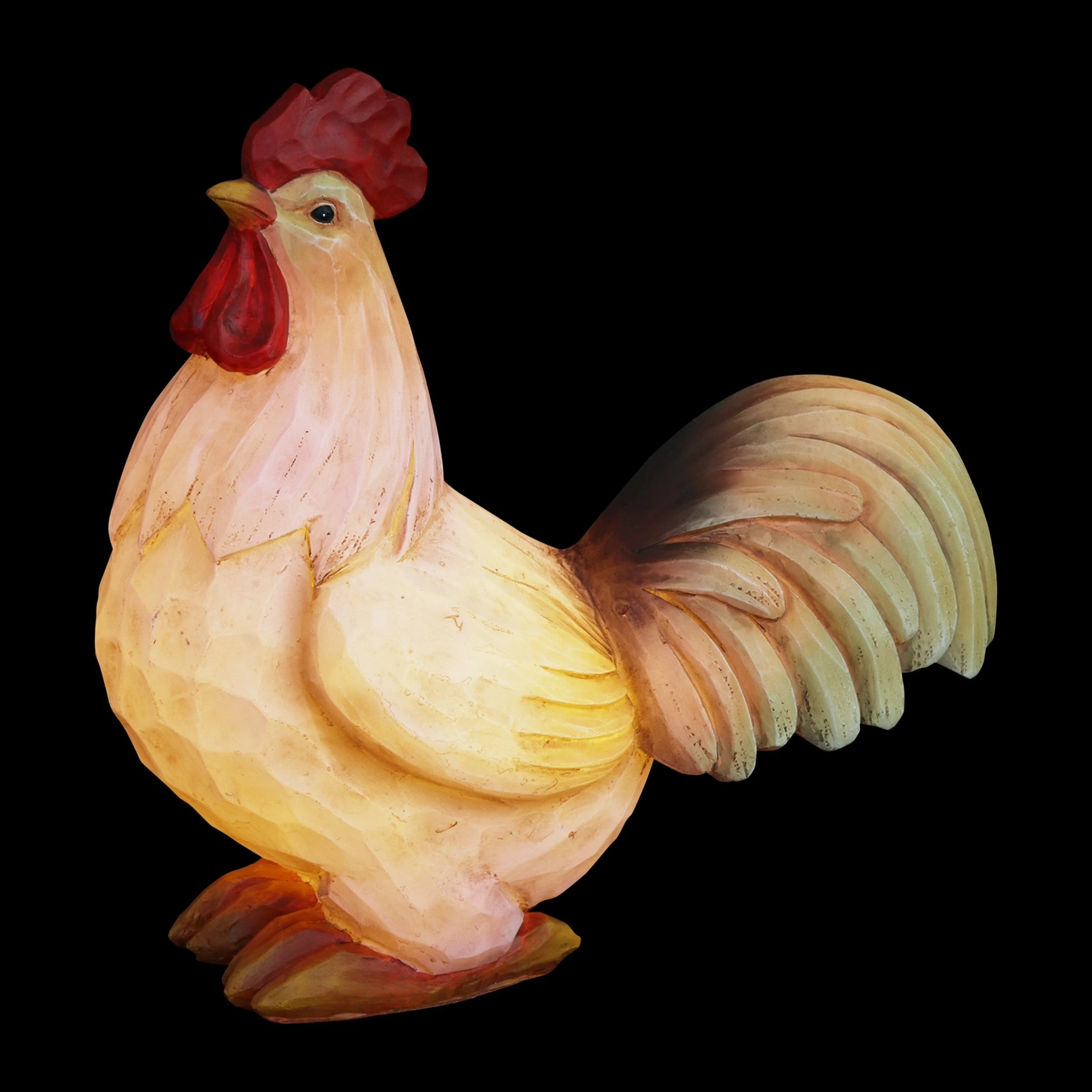 Budget β¨ Brand new βοΈ Exhart Solar Rooster Hand Painted Garden Statue, 11 Inch π β - Image 12