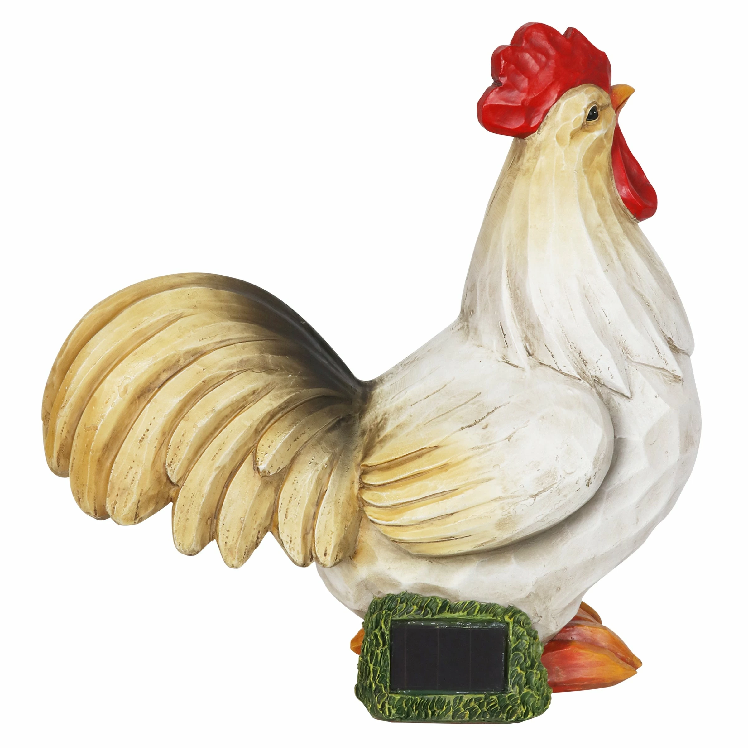 Budget β¨ Brand new βοΈ Exhart Solar Rooster Hand Painted Garden Statue, 11 Inch π β - Image 10