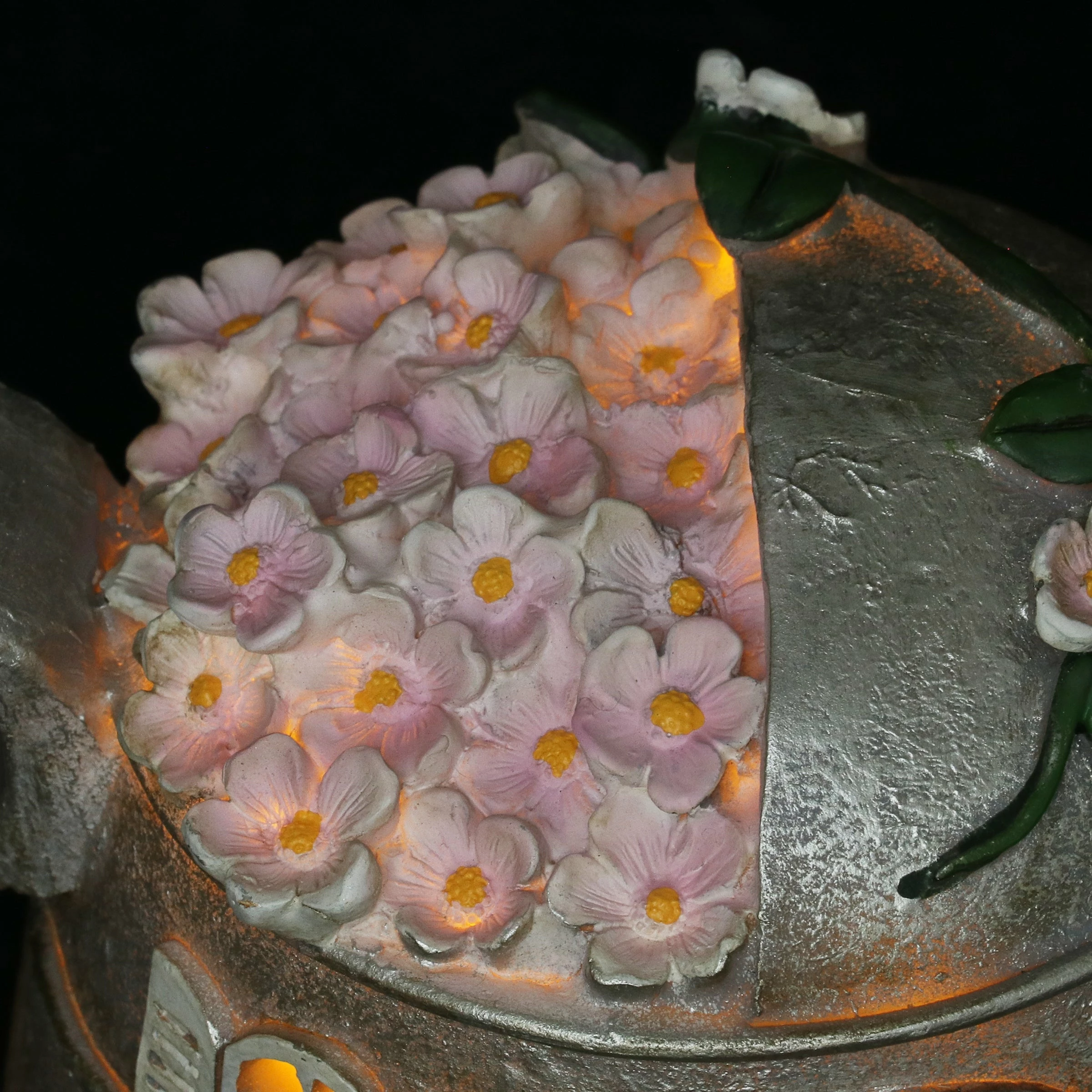 Coupon π Brand new π₯° Exhart Solar Silver Tea Pot Fairy House Garden Statue, 7 Inch π π - Image 9