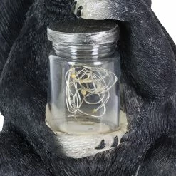 Flash Sale 😉 Brand new 👏 Exhart Solar Skunk Garden Statuary With LED Firefly Jar, 10 Inches Tall ❤️ ⌛ -Exhart Shop Exhart Solar Skunk Garden Statuary with LED Firefly Jar2C 10 Inches tall 4