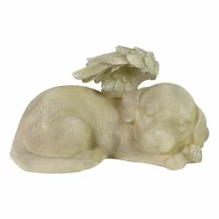Wholesale 😍 Best Pirce 👍 Exhart Solar Sleeping 🐶 🐕 Dog Angel Memorial Statue, 12 By 6.5 Inches 🛒 👏