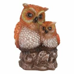 Discount 😉 Hot Sale ✨ Exhart Solar Snuggling Owl And Owlet Garden Statue, 5 By 9 Inches 🎉 🌟