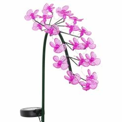 Best deal ⌛ Best reviews of 🌟 Exhart Solar Spinning Forget Me Not Blooms On A Cascading Flower Garden Stake, 27 Inch 💯 😍