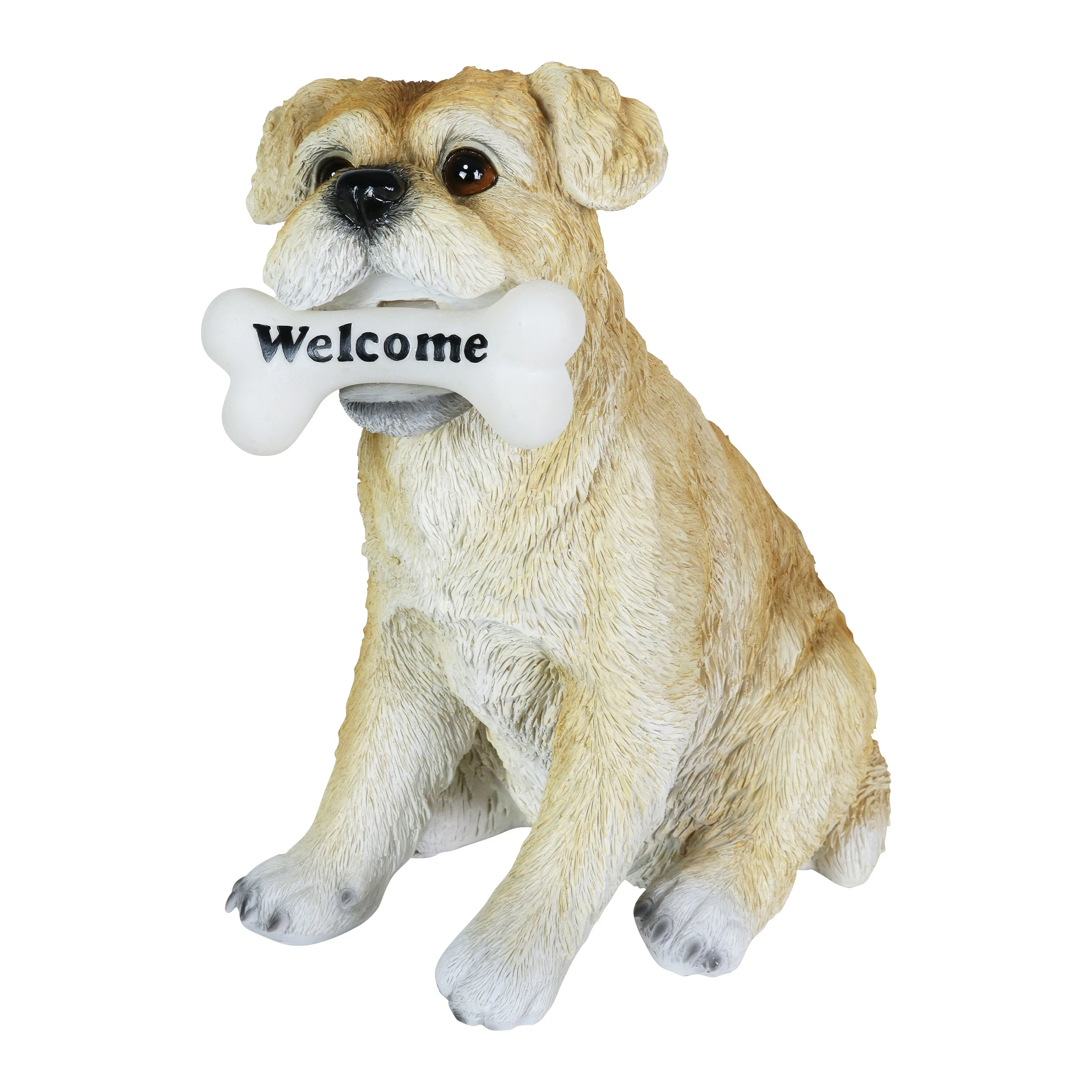 Deals π₯° Best deal π Exhart Solar Terrier With LED Welcome Bone Garden Statuary, 7.5 By 13 Inches π€© β¨