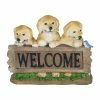 Discount ⭐ Budget 😉 Exhart Solar Three Labradors Welcome Sign Garden Statuary, 8.5 Inches Tall ✨ ✨