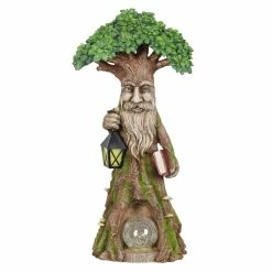 Deals ⌛ Deals 🥰 Exhart Solar Tree Scholar Carrying Book With Firefly LED Crackle Ball, 16 Inch 😉 🌟