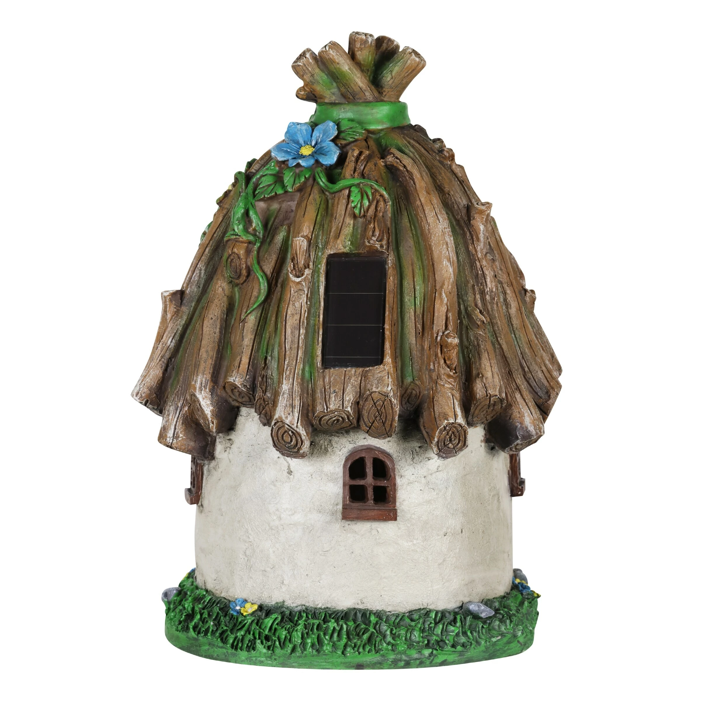 Cheapest π New β¨ Exhart Solar Twig Roof Fairy House Garden Statue, 14 Inch π π― - Image 11