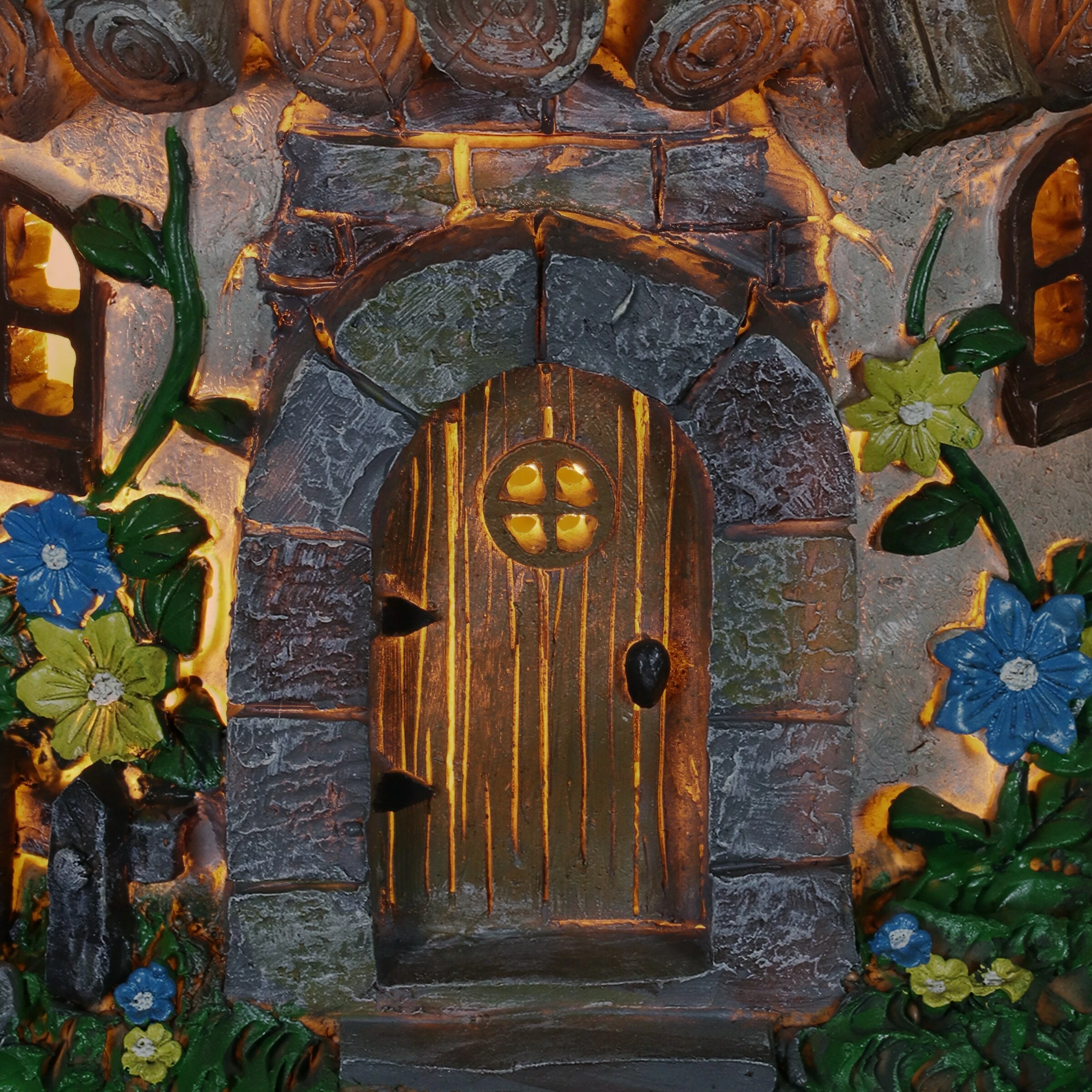 Cheapest π New β¨ Exhart Solar Twig Roof Fairy House Garden Statue, 14 Inch π π― - Image 8