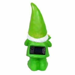 New ✔️ New 👍 Exhart Solar Green Gilbert Woodland Garden Gnome Statue With Mushroom, 11 Inch 🛒 😀 -Exhart Shop Exhart Solar Woodland Gnome with a Mushroom Garden Statue2C 11 Inch 10