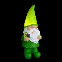 New ✔️ New 👍 Exhart Solar Green Gilbert Woodland Garden Gnome Statue With Mushroom, 11 Inch 🛒 😀 -Exhart Shop Exhart Solar Woodland Gnome with a Mushroom Garden Statue2C 11 Inch 11