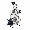 Cheap 😉 Wholesale 👏 Exhart Stacked Black And White Pigs Statuary, 9 By 13 Inches 💯 ⭐