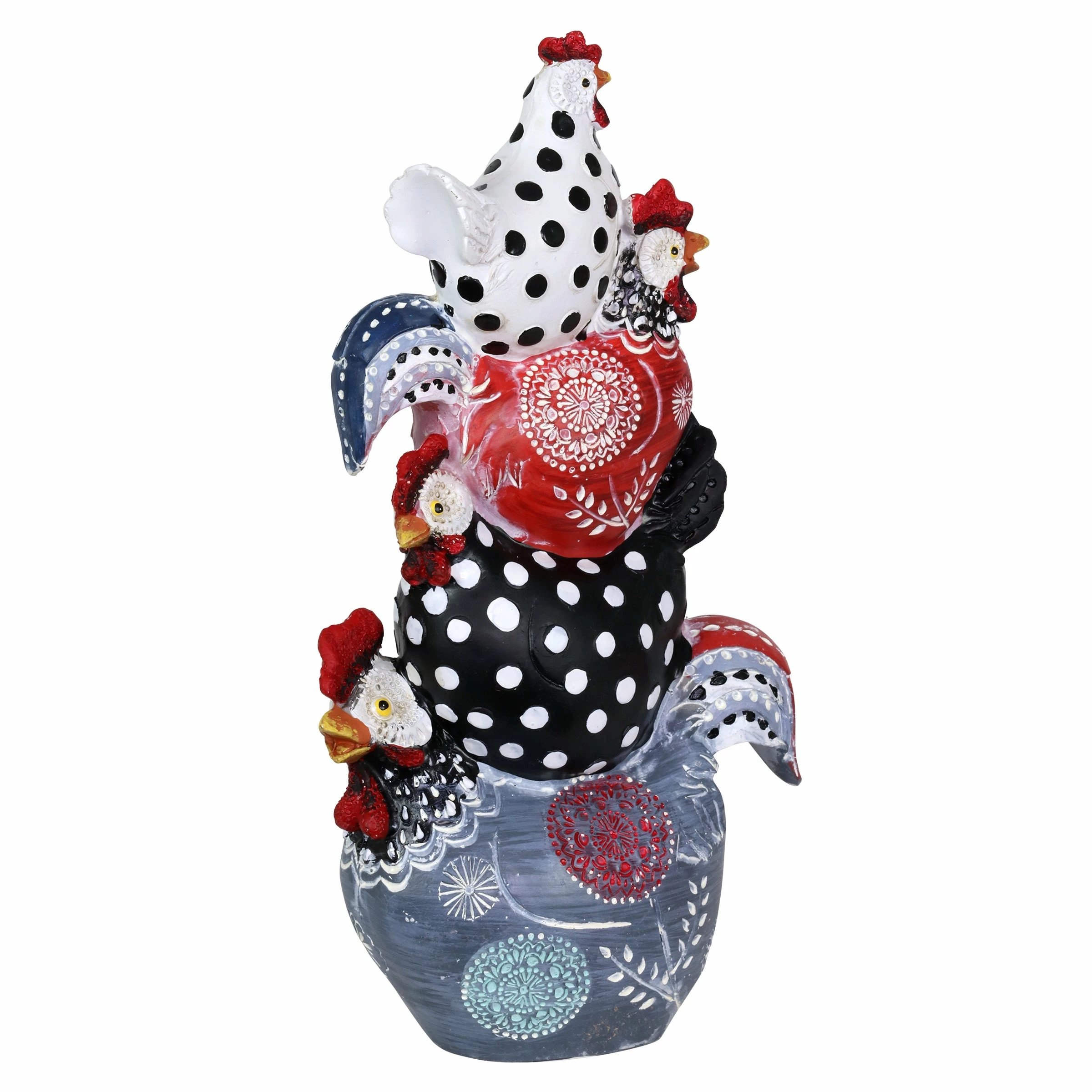 Coupon π Cheap β Exhart Stacked Farmhouse Chickens Garden Statue, 12 Inch π π - Image 7