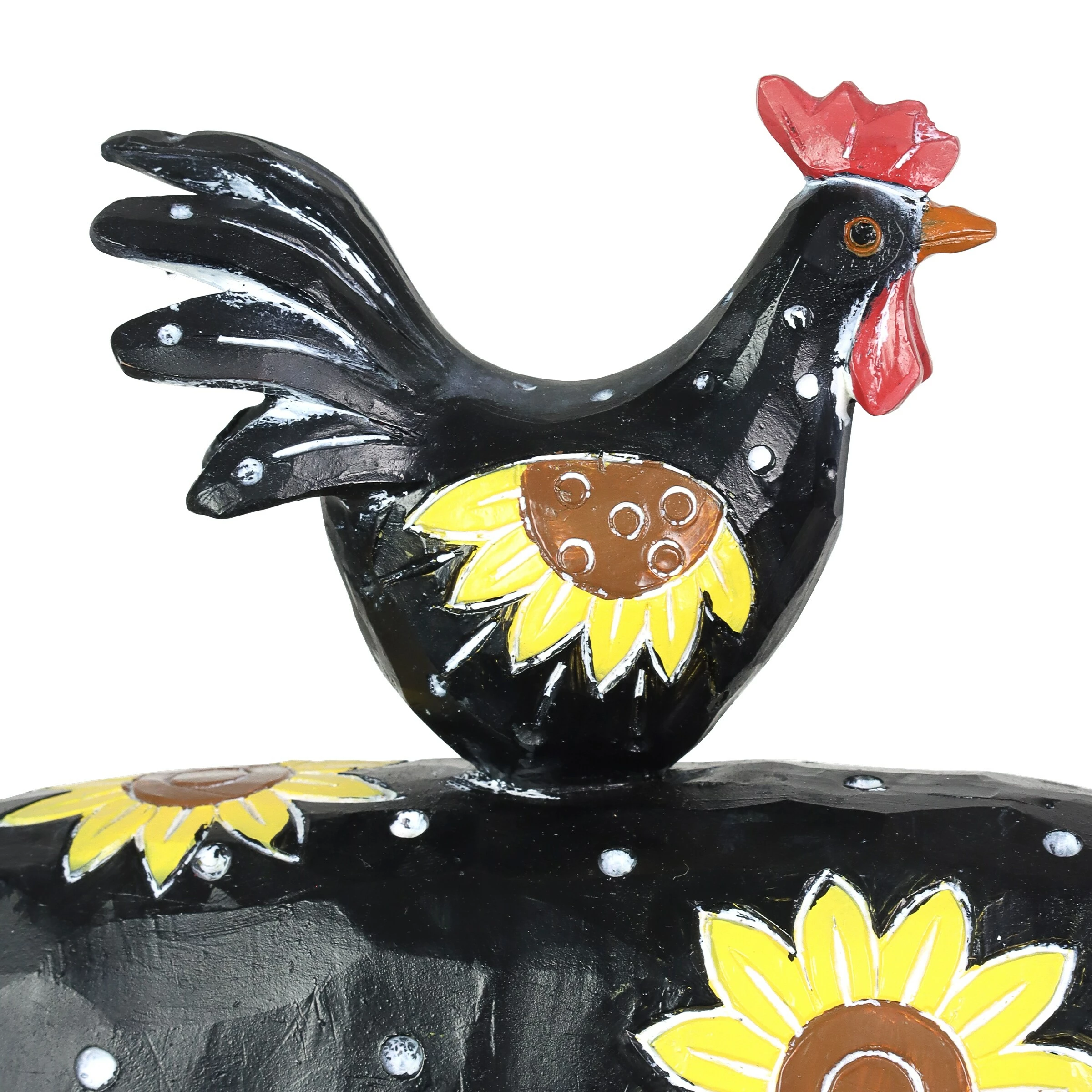 Promo π― Outlet π₯ Exhart Stacked Sunflower Farm Animal Statuary, 12.5 By 17 Inches π π₯ - Image 4