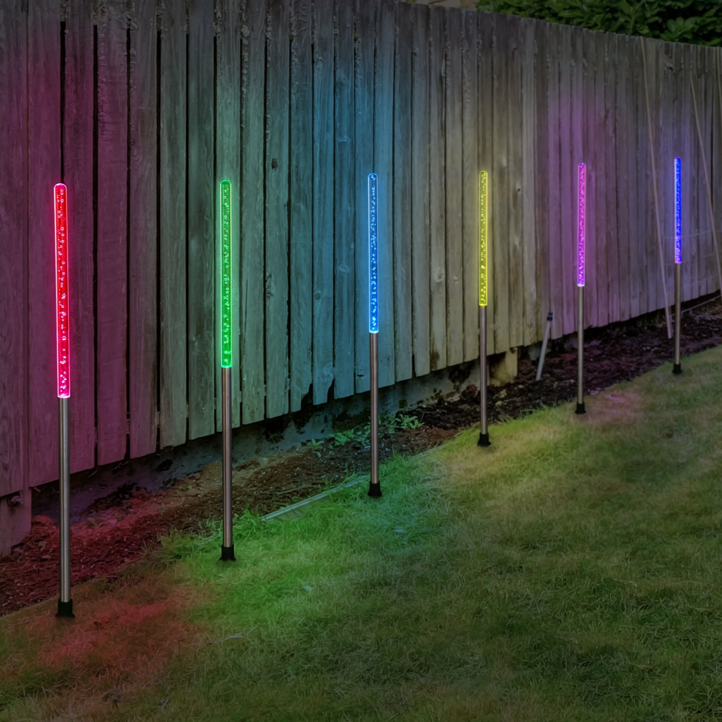 Top 10 β Buy π Exhart Tall Solar Acrylic Color Changing Light Garden Stake, Set Of Six, 23 Inch π β€οΈ - Image 8