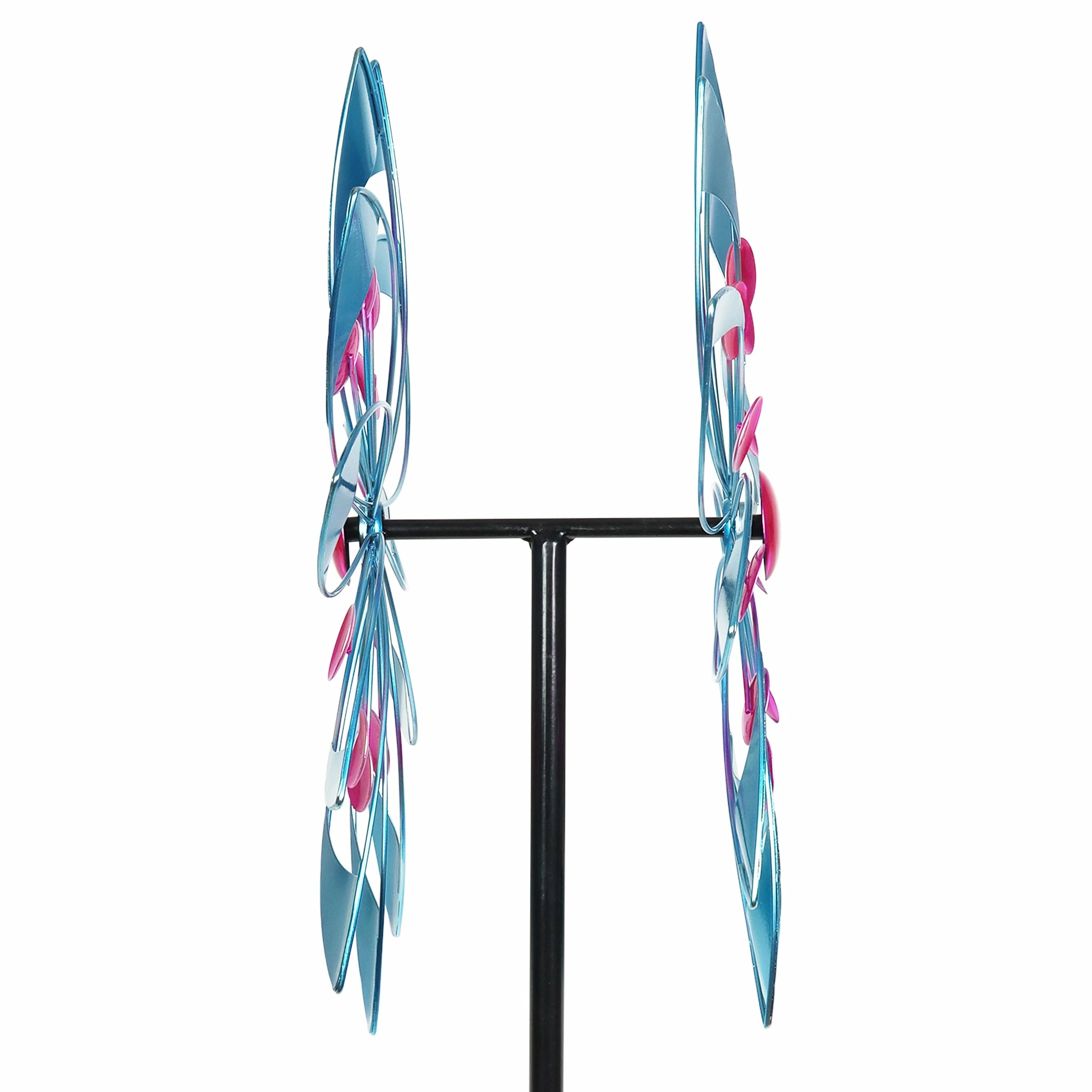 Top 10 π₯° Deals π Exhart Teal And Pink Double Kinetic Metal Garden Spinner Stake, 18 By 70 Inches π π₯° - Image 6