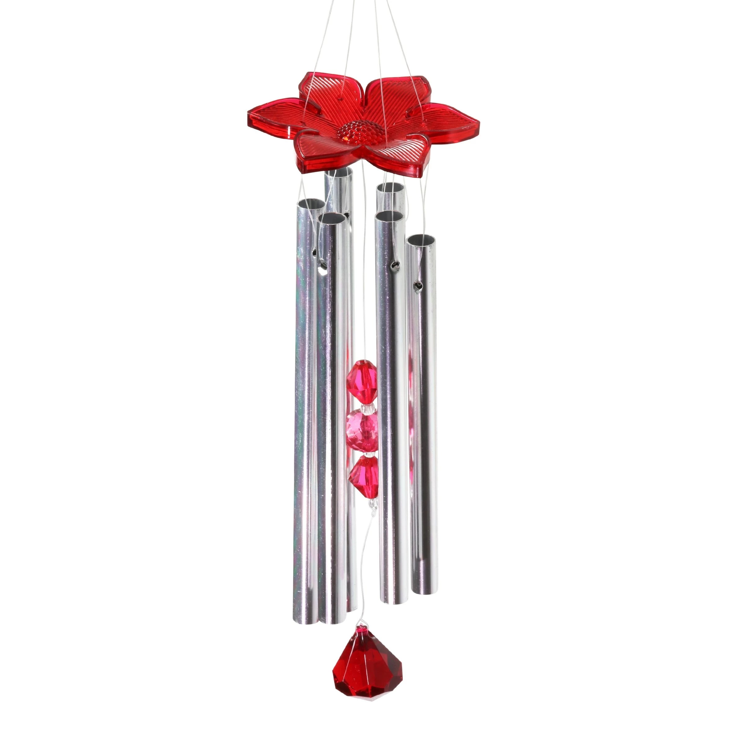 Best Pirce β€οΈ Hot Sale π Exhart Red Cardinal Fluttering Wings Wind Chime - 12.5" X 10.0" X 24.0" βοΈ β - Image 6