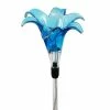 Brand new 😍 Deals 🛒 Exhart Solar Blue Lily Stake - 4.0" X 5.0" X 35.0" 👍 🌟