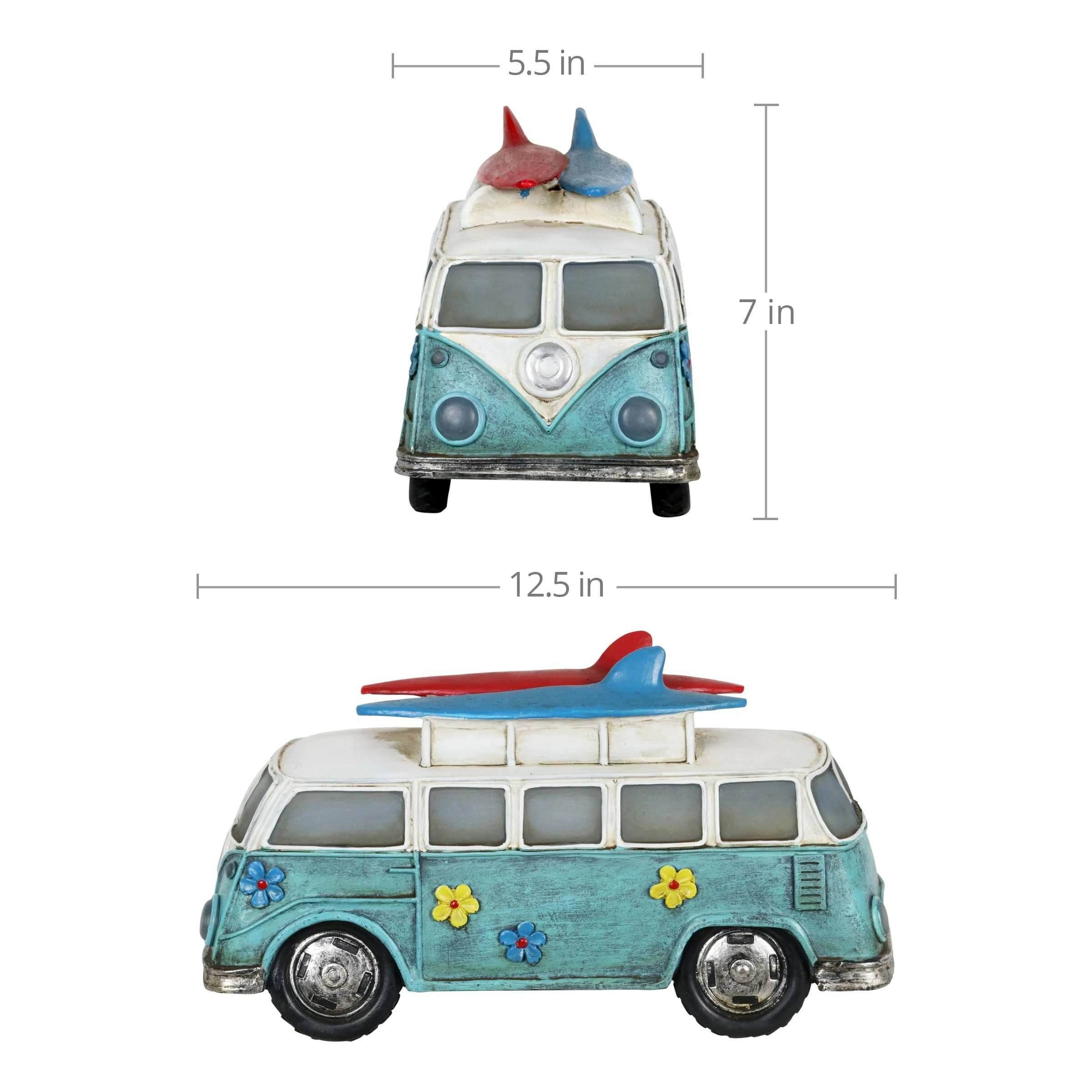 Top 10 π₯ Wholesale π Exhart Solar Retro Bus Garden Statue, 7 Inch π₯° π - Image 4